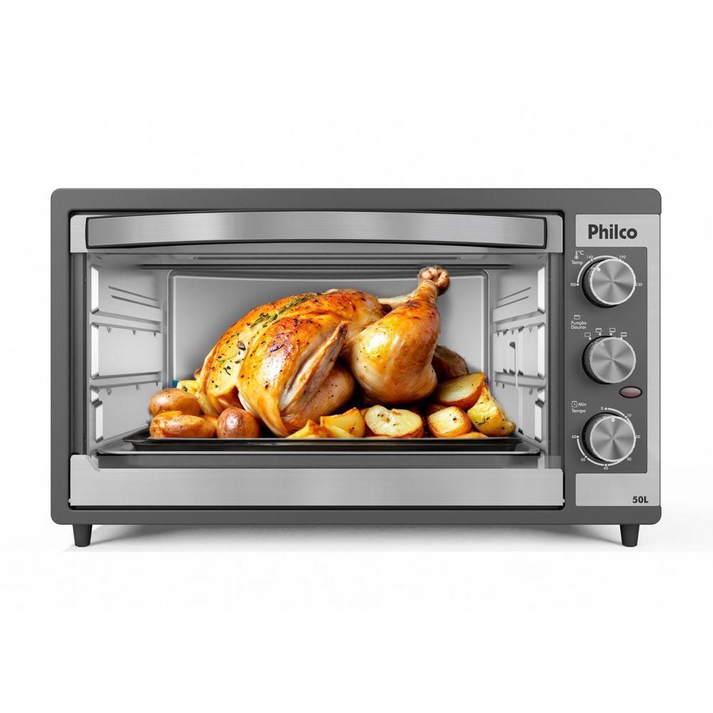 Forno Elétrico Philco 50L Dupla Resistência PFE52P 220V - 1