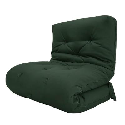 Futon Solteiro Oriental D28 Dobrável Verde Militar