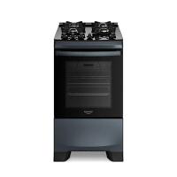 Fogão Dako 4 Bocas Supreme Timer Glass Titanium Bivolt - 1