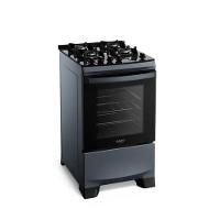 Fogão Dako 4 Bocas Supreme Timer Glass Titanium Bivolt - 3