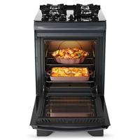 Fogão Dako 4 Bocas Supreme Timer Glass Titanium Bivolt - 5