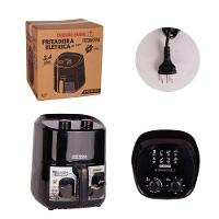 Fritadeira Elétrica Air Fryer 3,4 Litros Preta Timer 110V - 2