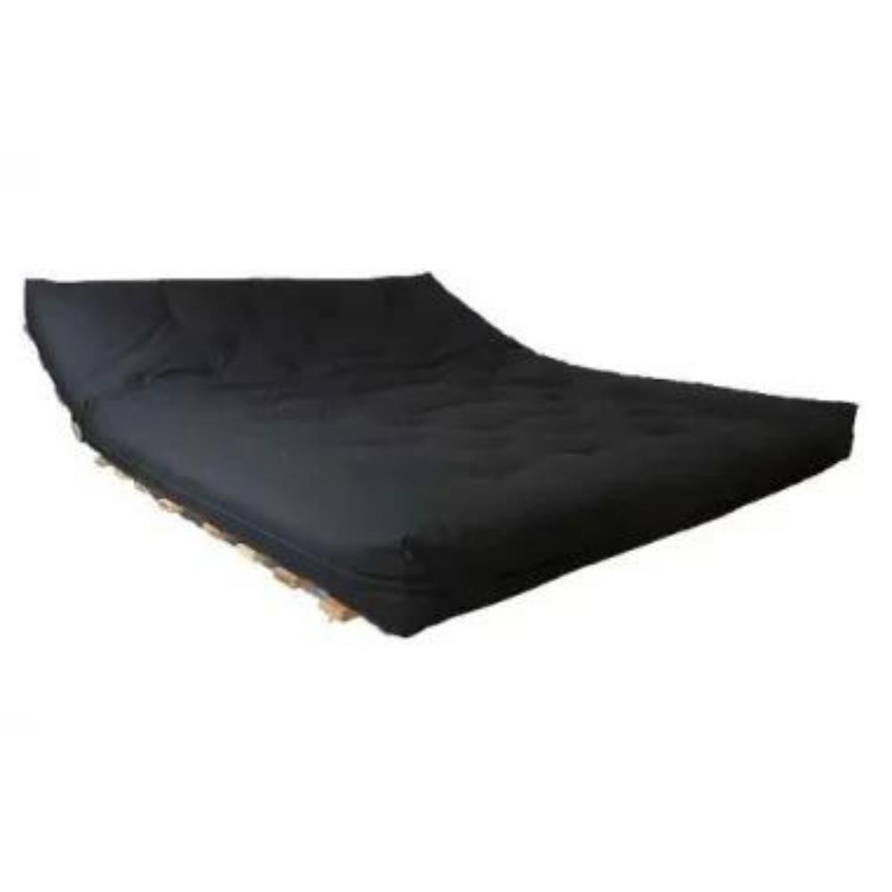 Futon Casal King Oriental Preto Madeira Nobre - 2