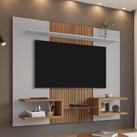 Painel Suspenso TV 55 Polegadas 163 Cm Atlas Bechara Off White Cinamomo - 6