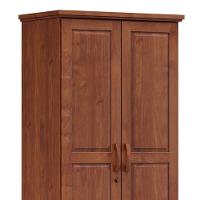 Guarda Roupa Solteiro 82cm 2 Portas 1 Gaveta Renzo Imbuia F07 - Mpozenato - 6