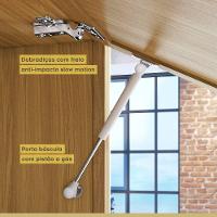 Paneleiro 2 Portas 3 Gavetas Imperatriz Nesher Móveis Freijó-off White - 5