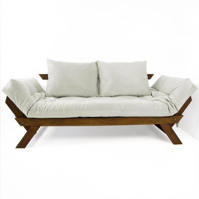 Sofá Japão Futon Acquablock Madeira Cor Imbuia
