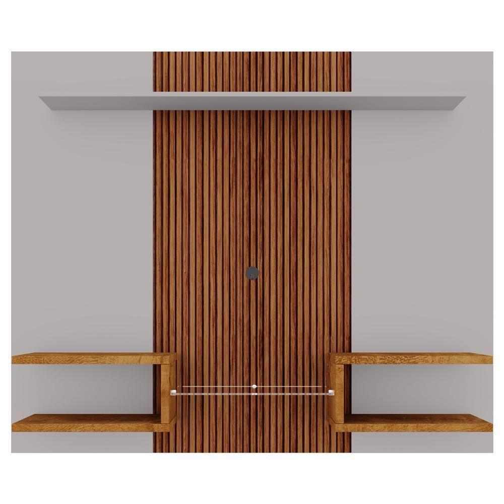 Painel Suspenso TV 55 Polegadas 163 Cm Atlas Bechara Off White Naturalle - 4