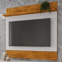 Painel Suspenso TV 55 Polegadas 136 Cm Guaruja Bechara Naturalle Off White - 2