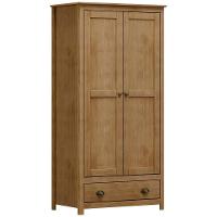 Guarda Roupa Solteiro 91cm 2 Portas 1 Gaveta Lázio Freijó F07 - Mpozenato - 2