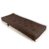 Sofa Cama Solteiro Futon Dobrável Marrom Acquablock - 3