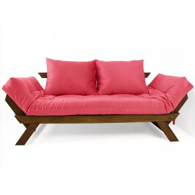 Sofá Japão Futon Goiaba Em Madeira Maciça Imbuia