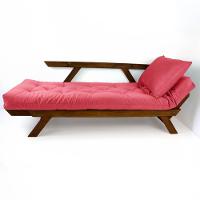 Sofá Japão Futon Goiaba Em Madeira Maciça Imbuia - 2