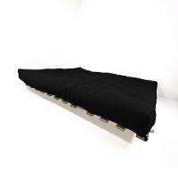 Sofa Cama Futon Oriental King Preto Madeira Maciça Pinus Natural Sem Pintura - 3