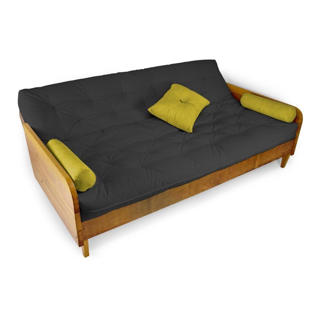 Sofá Cama Paris Acquablock Madeira Nobre Natural - 5