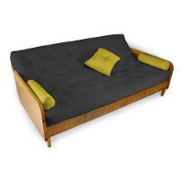 Sofá Cama Paris Acquablock Madeira Nobre Natural - 5