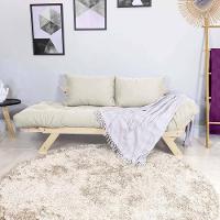 Sofá Japão Futon Acquablock Branco Off Em Madeira Maciça - 6