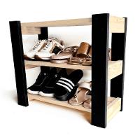 Sapateira Hall Entrada Organizador Multiuso Madeira Maçiça - 1