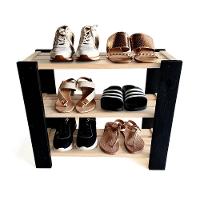 Sapateira Hall Entrada Organizador Multiuso Madeira Maçiça - 2