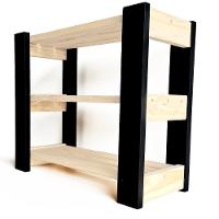 Sapateira Hall Entrada Organizador Multiuso Madeira Maçiça - 3