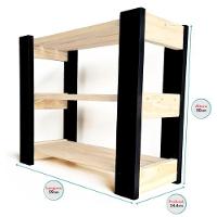 Sapateira Hall Entrada Organizador Multiuso Madeira Maçiça - 6