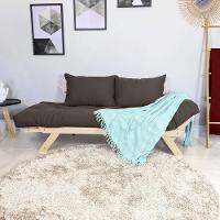 Sofá Japão Futon Acquablock Chumbo Em Madeira Maciça - 6