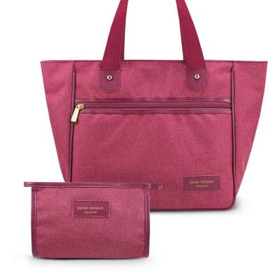 Kit De Necessaire E Bolsa Joy - Jacki Design Vinho