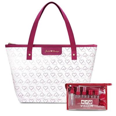 Kit De Bolsa Transparente E Frascos De Viagem De 10 Peças, Vinho