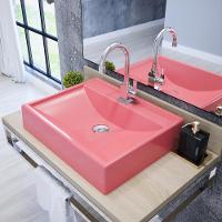 Kit Cuba Rt49 C/válvula Click 1''b (2,6cm) + Sifão Cromado + Flexível Rosa Rosa - 7