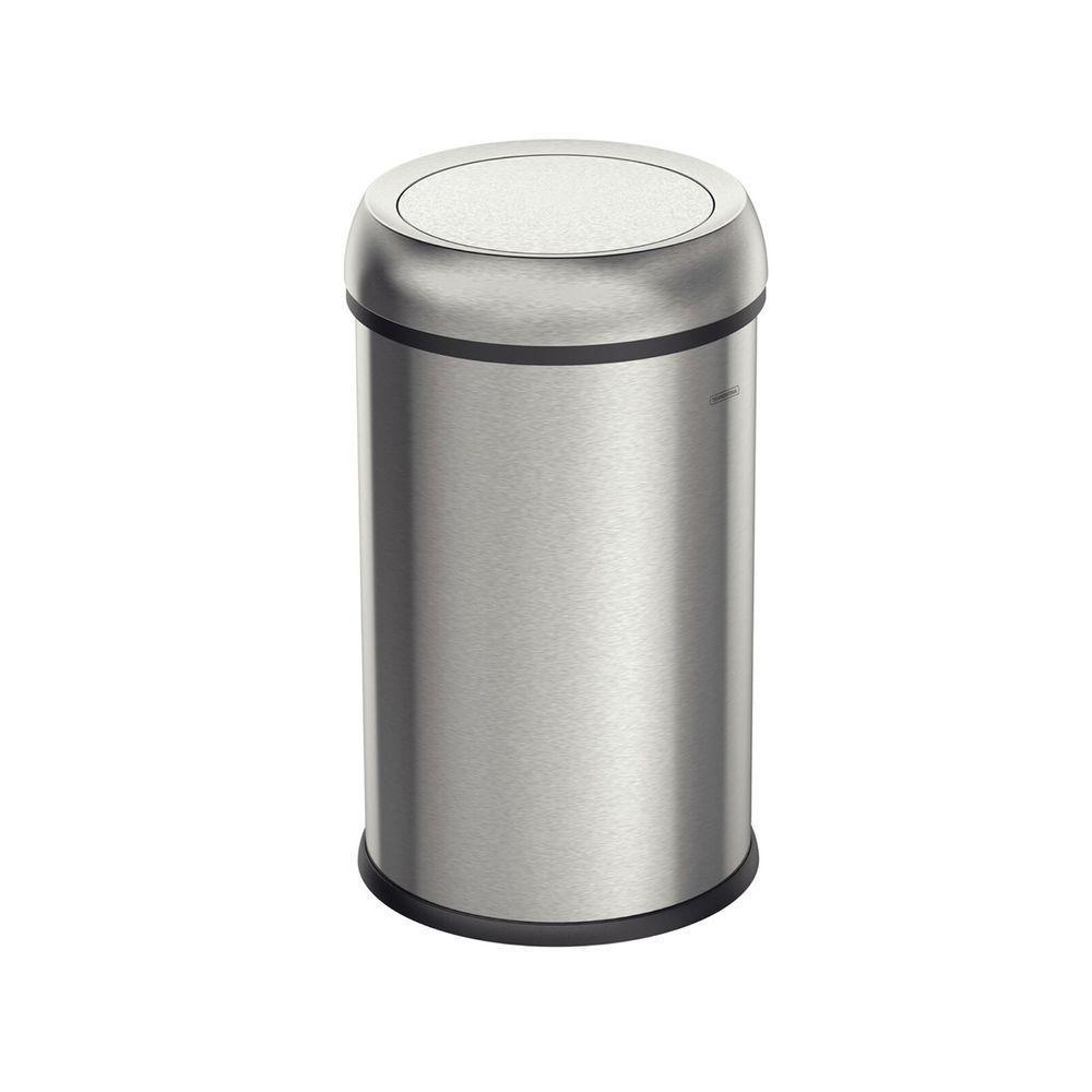 Lixeira Tramontina Friuli 65l Em Aço Inox - 1