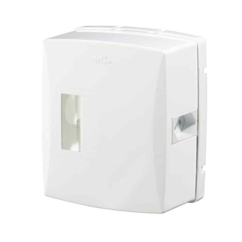 Caixa Sobrepor Modular Para Ar Condicionado 20a Com Tomada 3p - Mectronic - 1