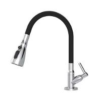 Torneira Pia Cozinha/mesa Gourmet Triplo Jet Preta C70 1/4 Volta 1/2 1168 Dn15 Cromada Real Metais - 1