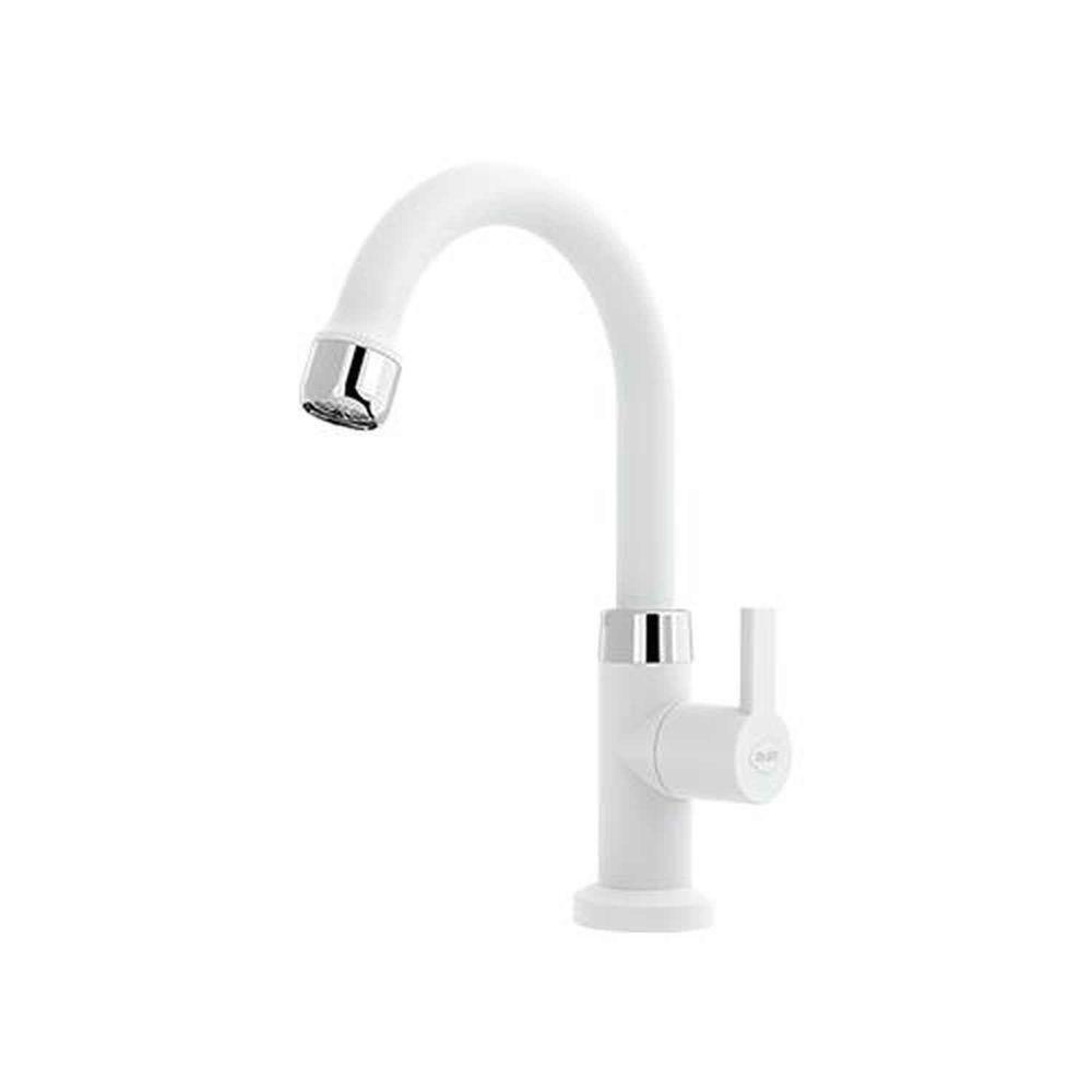 Torneira Lavatório Confort Branco 1/2 Com Redutor De Vazão - Blukit - 1