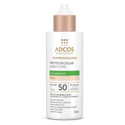 Protetor Solar Aqua Fluid Fps 50 Adcos Peach 40ml