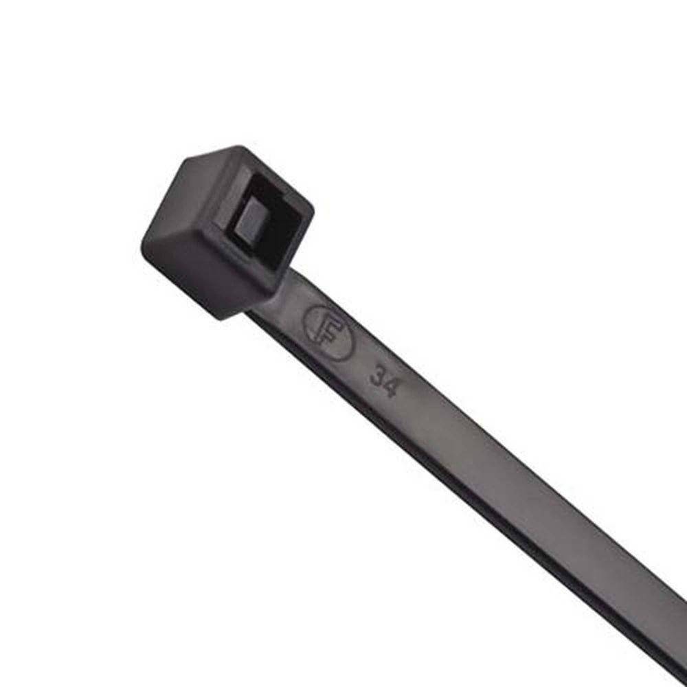 Abraçadeira Cinta 7,6 X 387mm Preta Uv - Kit Com 50 Unidades - Resistente Ao Sol E Intempéries - 1