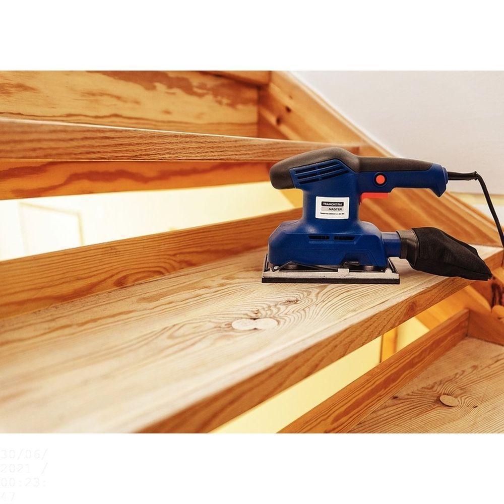 Lixadeira Orbital 240 W 127 V Tramontina Para Uso Profissional Com Sistema Coletor De Pó Tramontina - 4