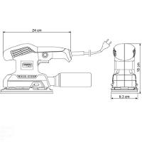 Lixadeira Orbital 240 W 127 V Tramontina Para Uso Profissional Com Sistema Coletor De Pó Tramontina - 2