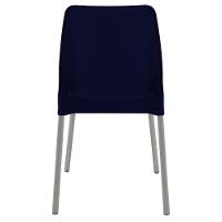 Cadeira Tramontina Vanda Com Pernas De Alumínio Em Polipropileno Azul Yale Tramontina - 3