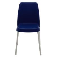 Cadeira Tramontina Vanda Com Pernas De Alumínio Em Polipropileno Azul Yale Tramontina