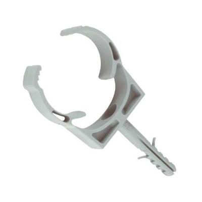 Abraçadeira Com Bucha B 3/4 Cinza Para Fixação De Eletrodutos - Tramontina