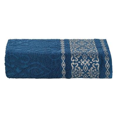 Toalha De Banho Delicato Avulsa 01 Peça 100% Algodão 450g/m² Extra Macio - Azul Marinho