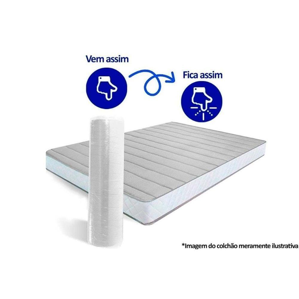 Colchão Queen Enrolado a Vácuo de Espuma D28 Night and Day Gray Bed In Bag 020 (158x198x20) - Probel - 2