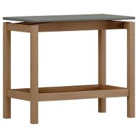 Mesa Lateral Para Sala De Estar Retangular Esdras F06 Oak Ferrolack - Lyam Decor - 1