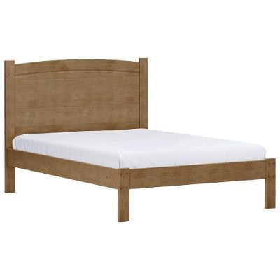 Cama Casal De Madeira Maciça Para Colchão 138x188 Selena F06 Freijó - Lyam Decor