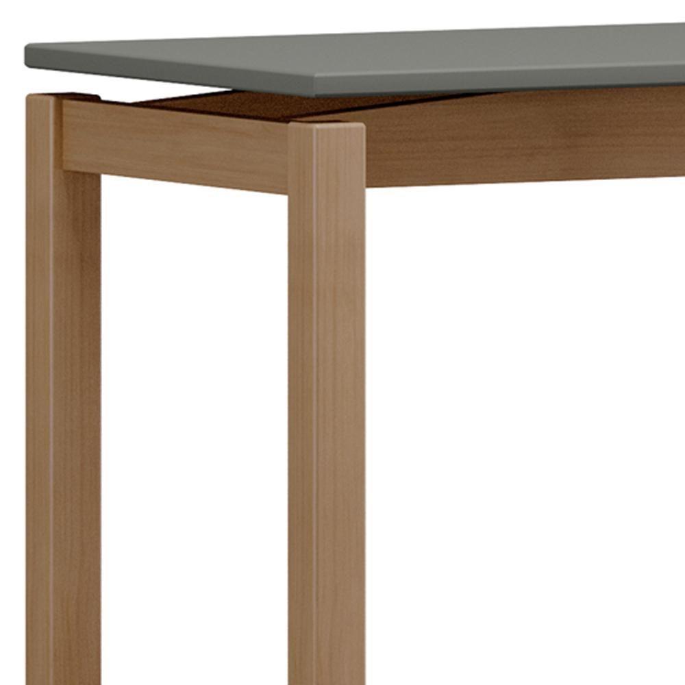 Mesa Lateral Para Sala De Estar Retangular Esdras F06 Tauari Concret - Lyam Decor - 6