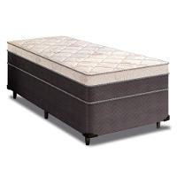 Cama Box Solteiro + Colchão Molas Ensacadas Luare Europillow 88x188x70cm - 1