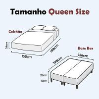 Cama Box Queen + Colchão Molas Ensacadas Don Confort Europillow 158x198x74cm - 2