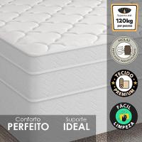 Cama Box Queen + Colchão Molas Ensacadas Don Confort Europillow 158x198x74cm - 3