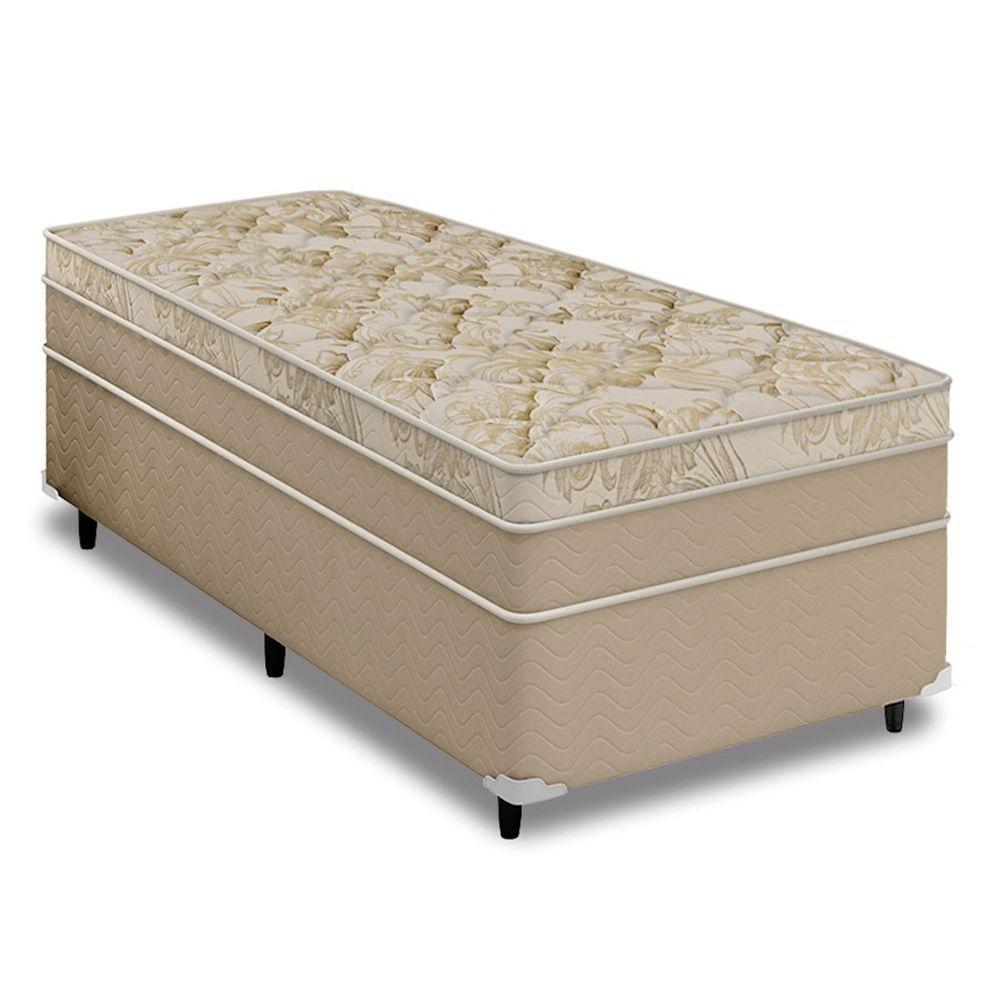 Cama Box Solteiro + Colchão Molas Ensacadas Don Cielo Viscogel Europillow 88x188x72cm - 1