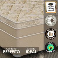 Cama Box Solteiro + Colchão Molas Ensacadas Don Cielo Viscogel Europillow 88x188x72cm - 3